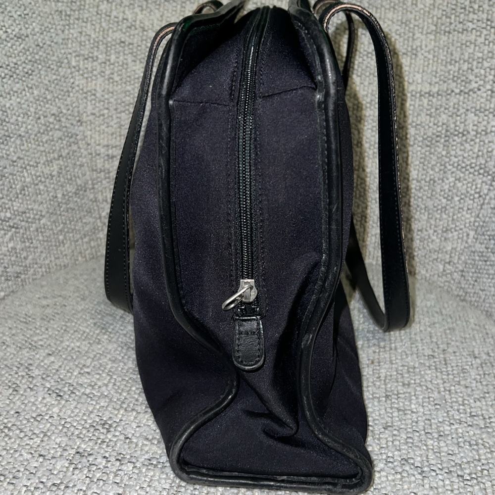 Vintage Coach 6216 Laptop Bag Nylon Leather Briefcase Shoulder Padded Bag  Black - Picture 12 of 12